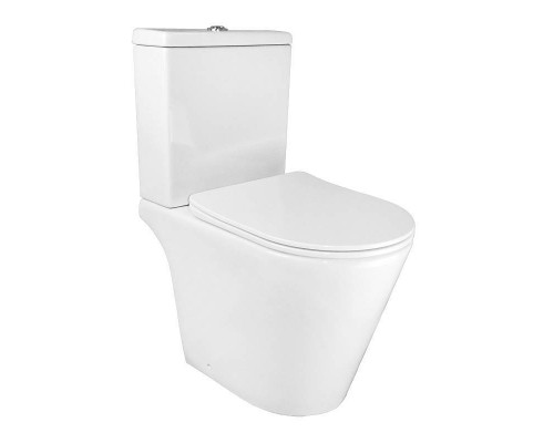 Унитаз-компакт напольный AZARIO Flin AZ-1363C, глянцевый белый