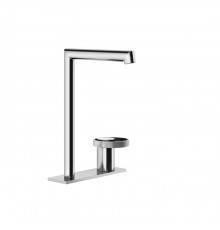 Gessi Anello Смеситель для раковины высокий с длинным изливом, без донного клапана, цвет: хром. 63316#031
