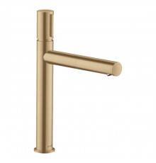 Axor Uno Смеситель для раковины 200 Select, на 1 отв., цвет: шлифованная бронза. 45013140