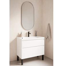 Тумба с раковиной STWORKI Родос 80 напольная, белая