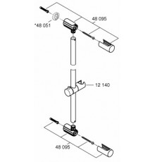 Grohe 48 095 000 Комплект крепежей 48095000Gr