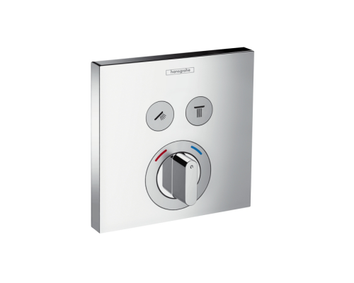 Hansgrohe ShowerSelect, Смеситель для душа, встраиваемый, внешняя часть, Цвет: хром. 15768000 Hansgrohe ShowerSelect, Смеситель для душа, встраиваемый, внешняя часть, Цвет: хром. 15768000