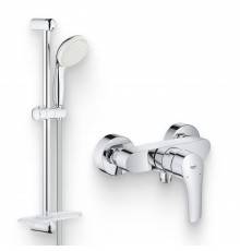 Душевой комплект Смеситель для душа Grohe Eurosmart 33555003 + Гарнитур Tempesta New 27926001