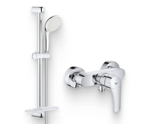 Душевой комплект Смеситель для душа Grohe Eurosmart 33555003 + Гарнитур Tempesta New 27926001
