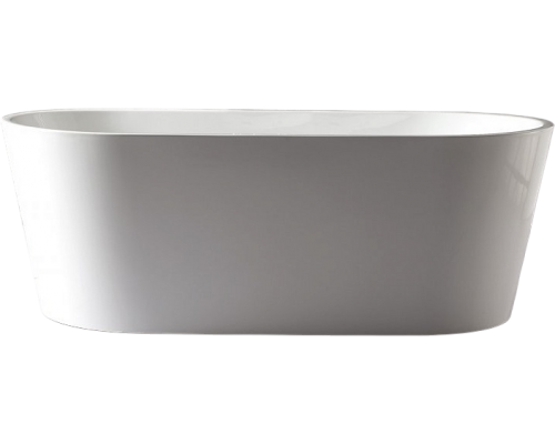 Акриловая ванна BelBagno BB202-1600-800 160x80 см, отдельностоящая, овальная, с ножками, со сливом-переливом
