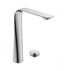 Duravit D.1 Смеситель для раковины на 2 отв.  высокий h=253мм, электронный с питанием от сети, цвет: хром. D11110008010
