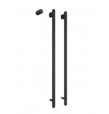 AQM3132MB Полотенцесушитель электрический (встраиваемый) 1000456 c терморегуляторм, цвет: черный ма AQM3132MB