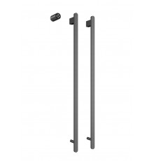 AQM3132GM Полотенцесушитель электрический (встраиваемый) 1000456 c терморегуляторм, цвет: металл. AQM3132GM