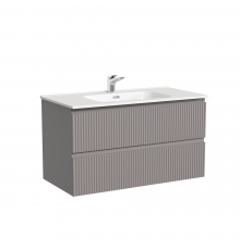 Тумба с раковиной Sancos Snob R 90, doha soft, раковина CN7002