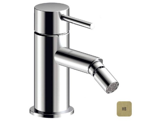 Almar Mixers Смеситель для биде, 1 отв., без донного клапана, цвет: High Brass Brushed PVD. E214003.HB