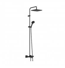 Hansgrohe Vernis Shape Душевая система, настенная, 1jet, цвет: черный матовый. 26900670