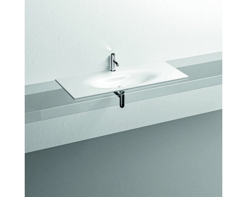 Kerasan Shape Раковина 122х52см, встраиваемая, с 1 отв., цвет: белый глянцевый. 548001*1