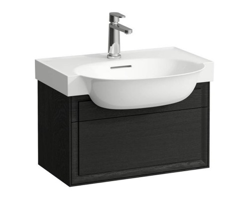 Laufen New Classic Тумба с раковиной, 57.5х31.5х34.5см, 1 ящик, подвесная, цвет: черный дуб. 4.0603.1.085.628.1,  8.1385.3.000.104.1