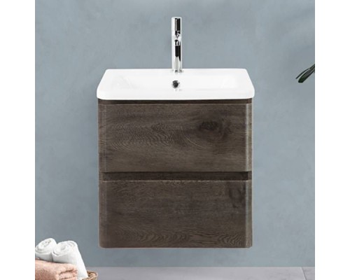 Тумба с раковиной BelBagno Albano-Cer 60 подвесная, robere nature grigio