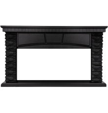 Портал Firelight Porto 42/40/36 камень черный, шпон венге