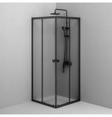 Душевой уголок AM.PM Sunny W87G-403-9090-BT 90x90 см, черный матовый