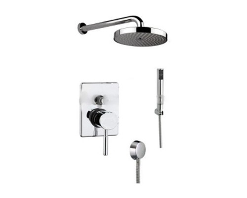 FIORE XENON БЕЛЫЙ 5185 встройка с верхним и ручным душем 44WH5185