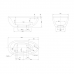 Knief Lounge Ванна отдельностоящая 185x95x63.5cм, со слив-переливом, цвет: белый . 0100-091-06,  0100-089-06