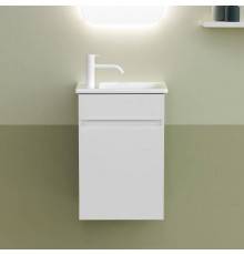 Burgbad Lin20 Комплект мебели 42х27х60см., Sx, подвесной, 1 дверь, с 1 отв., раковина белая, цвет: белый матовый. SGIE042LF5351C0001*1
