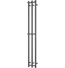 Полотенцесушитель электрический Bauedge Stella R 12х160, черный матовый