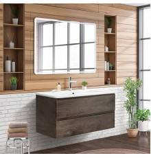 Мебель для ванной комнаты BelBagno Albano-Cer 105 подвесная, robere nature grigio