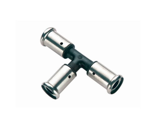 Тройник равнопроходный, ПВДФ пресс, 20x20x20, HENCO 9PK-202020