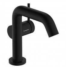 Hansgrohe Tecturis S Смеситель для раковины, на 1 отв., донным клапаном, цвет: черный матовый. 73320670