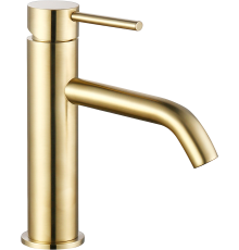 Смеситель для раковины AQUAme Siena AQM6210BG шлифованное золото