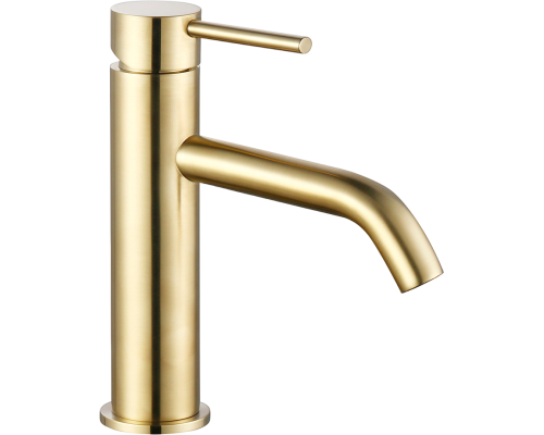 Смеситель для раковины AQUAme Siena AQM6210BG шлифованное золото