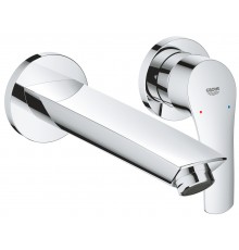 Grohe 29 338 003 Eurosmart 2021 Смеситель для раковины 211 мм, настен, на 2 отв. (внеш. монт. часть)