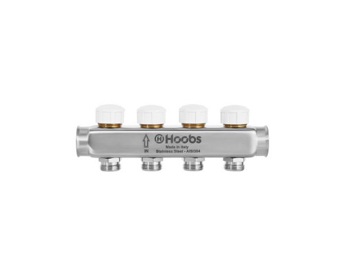 Коллектор Hoobs, нерж. сталь, термостатическими клапанами, 1 х3/4 -12 вых.. HB-INCTO-711512 Коллектор Hoobs, нерж. сталь, термостатическими клапанами, 1 х3/4 -12 вых.. HB-INCTO-711512
