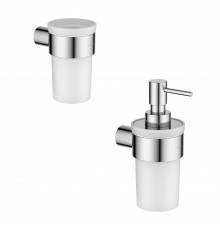 Набор Стакан AQUATEK Лира AQ4427CR хром + Дозатор AQ4405CR хром