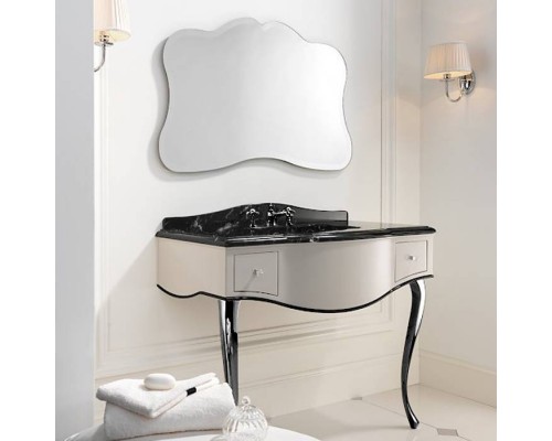 DevonDevon Audrey, Комплект мебели мрамор: Nero Marquinha, ножки хром, напольный, Цвет: белый с черным кантом. ACSWINDONDS bi, DEAUDRNMACR/PWcprDB/LS-SWINDON/3F DevonDevon Audrey, Комплект мебели мрамор: Nero Marquinha, ножки хром, напольный, Цвет: белый с черным кантом. ACSWINDONDS bi, DEAUDRNMACR/PWcprDB/LS-SWINDON/3F
