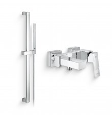 Душевой комплект Смеситель Grohe Eurocube 23140000 + Гарнитур Euphoria Cube Stick 27891000