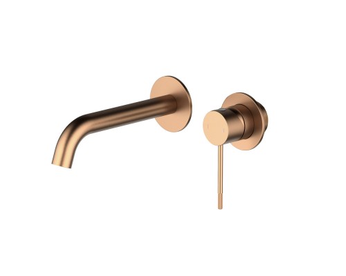 Смеситель для раковины Timo Saona 2372/19SM С ВНУТРЕННЕЙ ЧАСТЬЮ, розовое золото