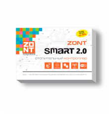Отопительный GSM / Wi-Fi контроллер ZONT SMART 2.0 на стену и DIN-рейку ML00004479