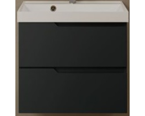 AQM900360GMS3тумба под умывальник подвесная 60 см., цвет антрацит. AQM900360GM