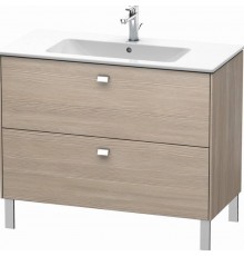 Duravit  Brioso Тумба напольная 120х47.9х68.3см, с раковиной, с 2 выдвижными ящиками, цвет: сосна серебристая. 2336100000,  BR440301031