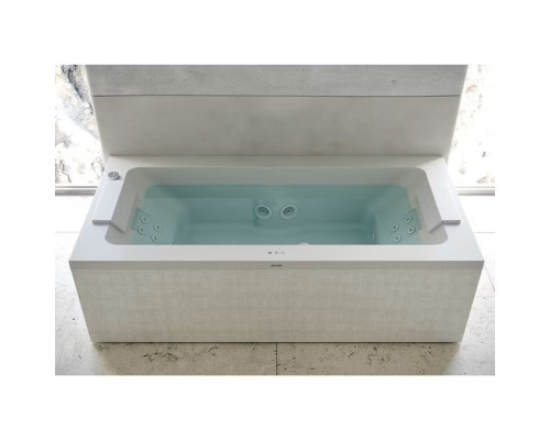 Jacuzzi Sharp Double Ванна 190x90x57см, гидромассажная, RainbowClean System, со смесителем, цвет: белый. SHA301E0400