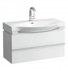 Laufen Palace Тумба подвесная 90x51cм., с раковиной, 2 ящика, с полотенцедержателем, цвет: белый матовый. 4.0125.2.075.463.R,  8.1270.2.000.104.1