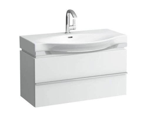 Laufen Palace Тумба подвесная 90x51cм., с раковиной, 2 ящика, с полотенцедержателем, цвет: белый матовый. 4.0125.2.075.463.R,  8.1270.2.000.104.1