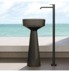 Dea Design Pedestal Basin Раковина напольная d42хh85см, цвет: smoky black. DD2018 425 R4