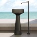 Dea Design Pedestal Basin Раковина напольная d42хh85см, цвет: smoky black. DD2018 425 R4