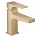 Hansgrohe Metropol Смеситель для раковины, на 1 отв, с донным клапаном, излив: 12.7см, цвет: шлифованная бронза. 32500140