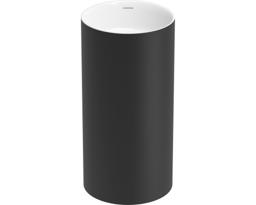 Раковина Wellsee Chalice Perfection 230613000 45, матовая черная/глянцевая белая