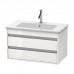 Duravit Ketho Тумба подвесная, 80x47.5х48см., с раковиной, с 2 выдв.ящиками, цвет: белый глянцевый. 2336830000, KT642902222