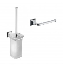 Набор Держатель Colombo Design Portofino B3208D хром + Ершик B3207 хром