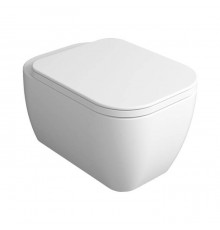 Simas Henges Унитаз 38х55см., подвесной, безободковый, цвет: белый матовый. HE18bi matt
