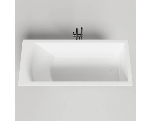 Salini Cascata kit Встраиваемая ванна 180х80х60см, донный клапан, материал: S-Sense, цвет: белый матовый. 104513M