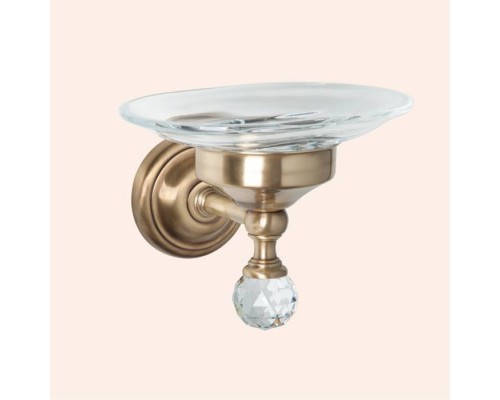 TW Crystal 106, подвесная мыльница, стеклянная, цвет: бронза с кристаллом (swarovski). TWCR106br-sw TW Crystal 106, подвесная мыльница, стеклянная, цвет: бронза с кристаллом (swarovski). TWCR106br-sw